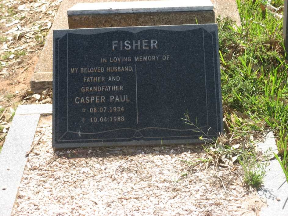 FISHER Casper Paul 1934-1988