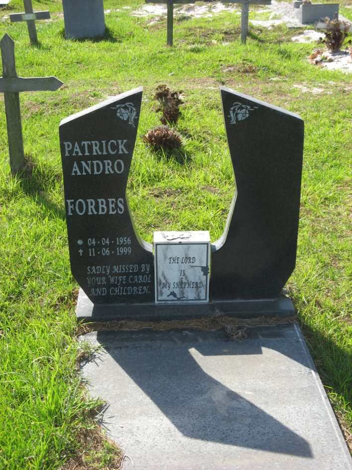 FORBES Patrick Andro 1956-1999