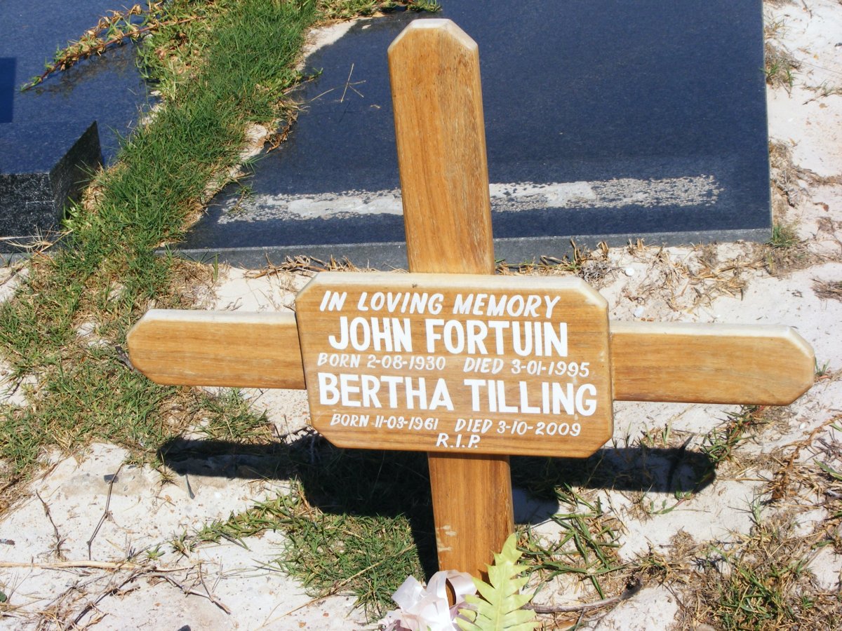 FORTUIN John 1930-1995 :: TILLING Bertha 1961-2009