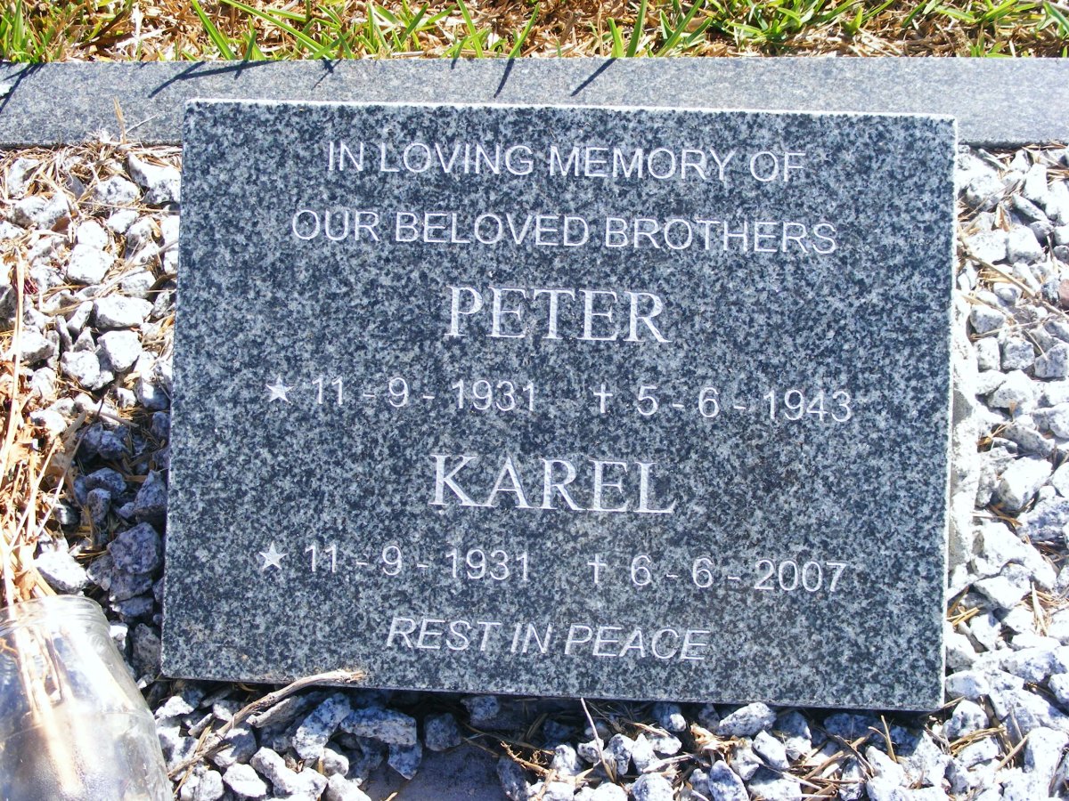 FRANSMAN Karel 1931-2007 :: FRANSMAN Peter 1931-1943