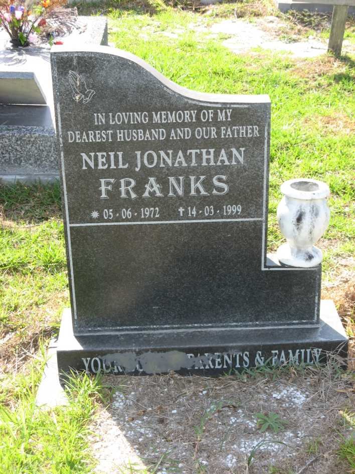 FRANKS Neil Jonathan 1972-1999
