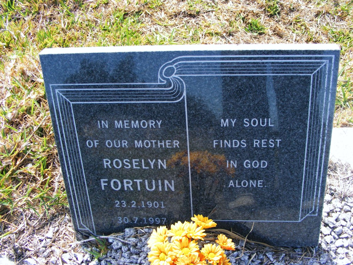 FORTUIN Roselyn 1901-1997