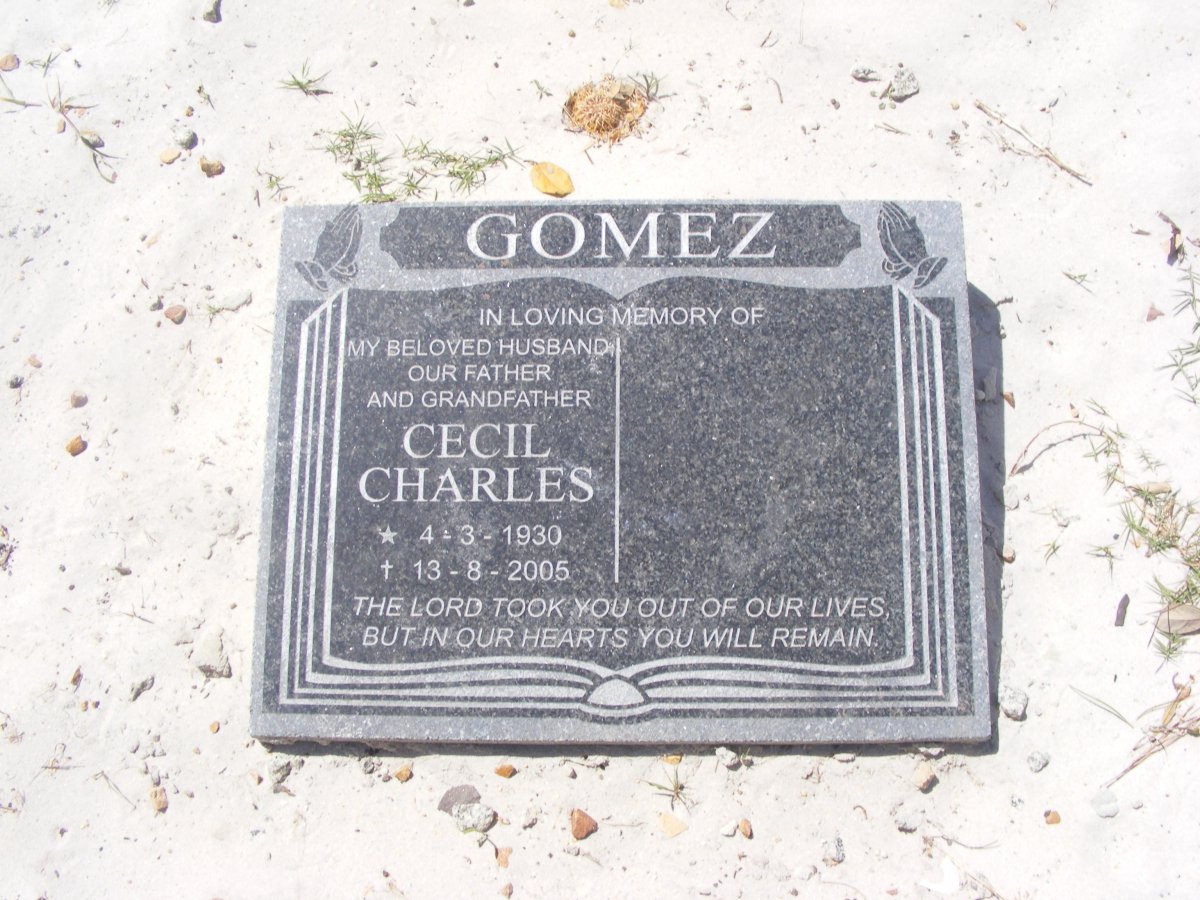 GOMEZ Cecil Charles 1930-2005