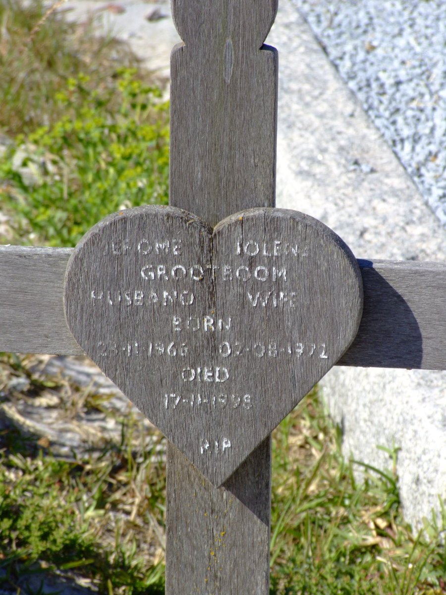 GROOTBOOM Jerome 1966-1998 &amp; Jolene 1972-1998
