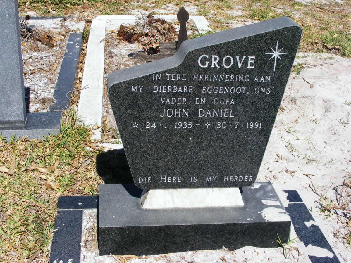 GROVE John Daniel 1935-1991