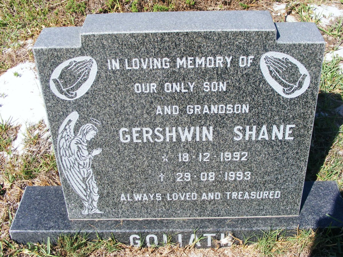 GOLIATH Gershwin Shane 1992-1993