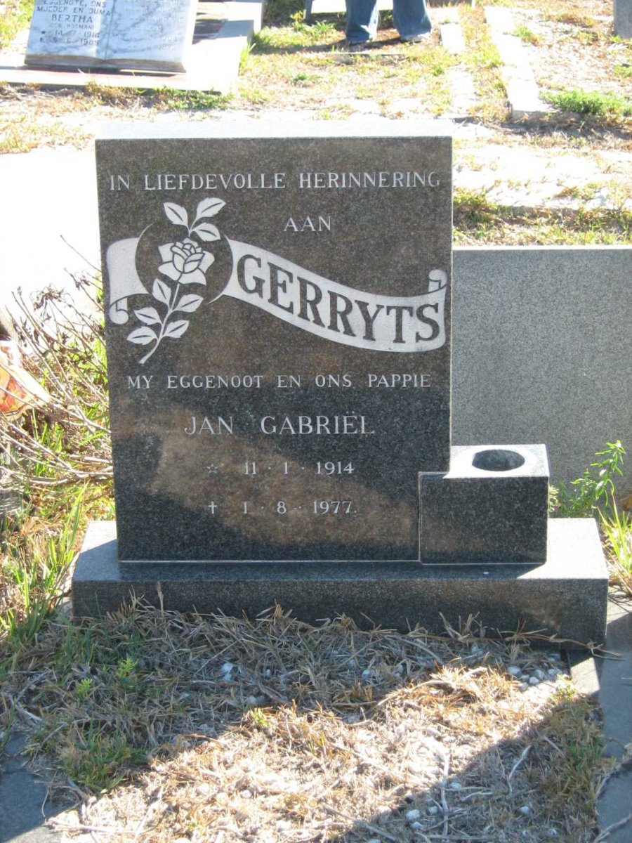 GERRYTS Jan Gabriel 1914-1977
