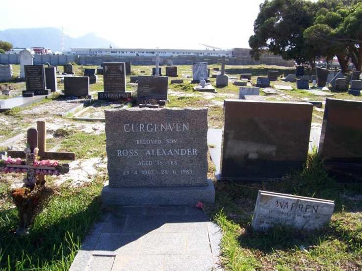 GURGENVEN Ross Alexander 1967-1985