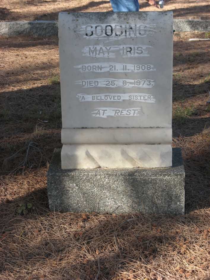 GOODING May Iris 1908-1973