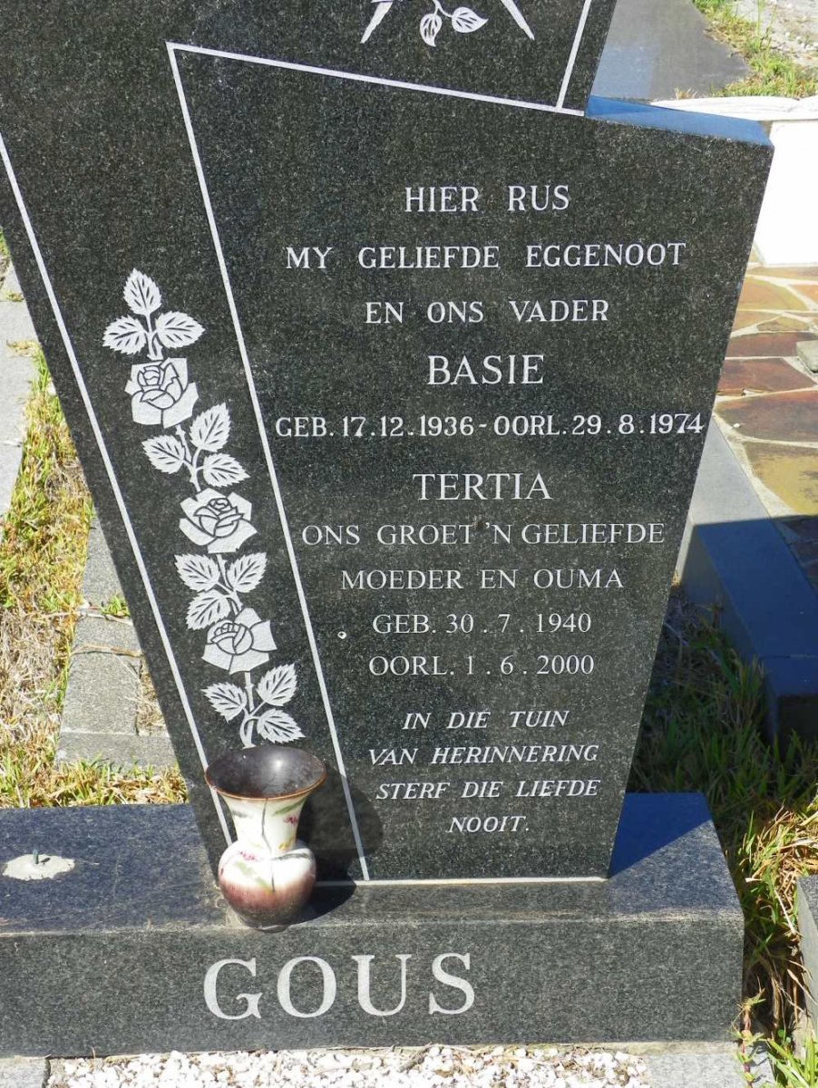 GOUS Basie 1936-1974 &amp; Tertia 1940-2000