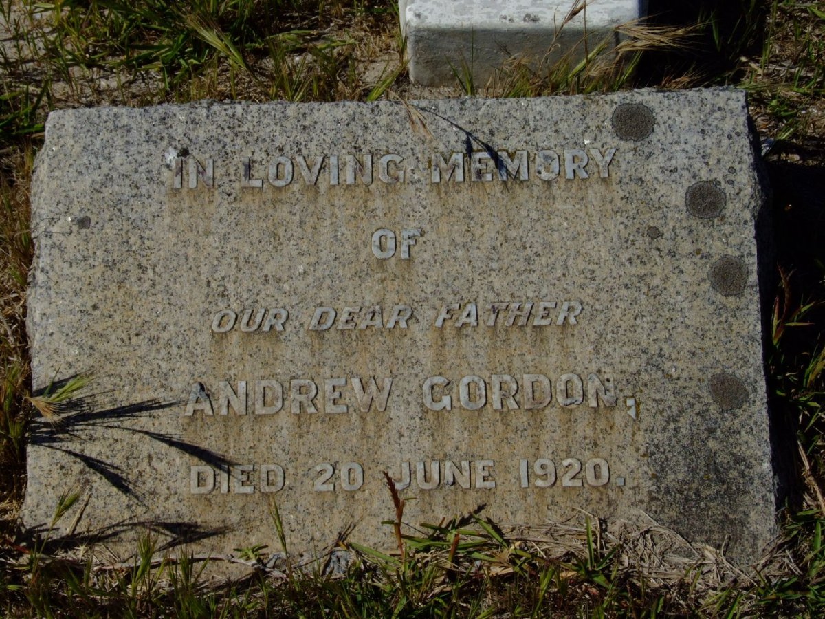 GORDON Andrew -1920