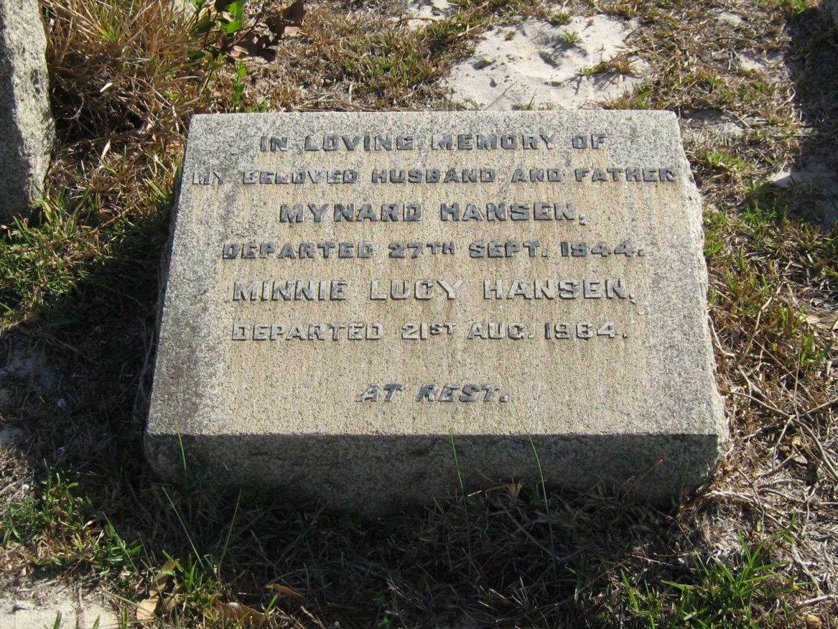 HANSEN Mynard -1944 &amp; Minnie Lucy -1964
