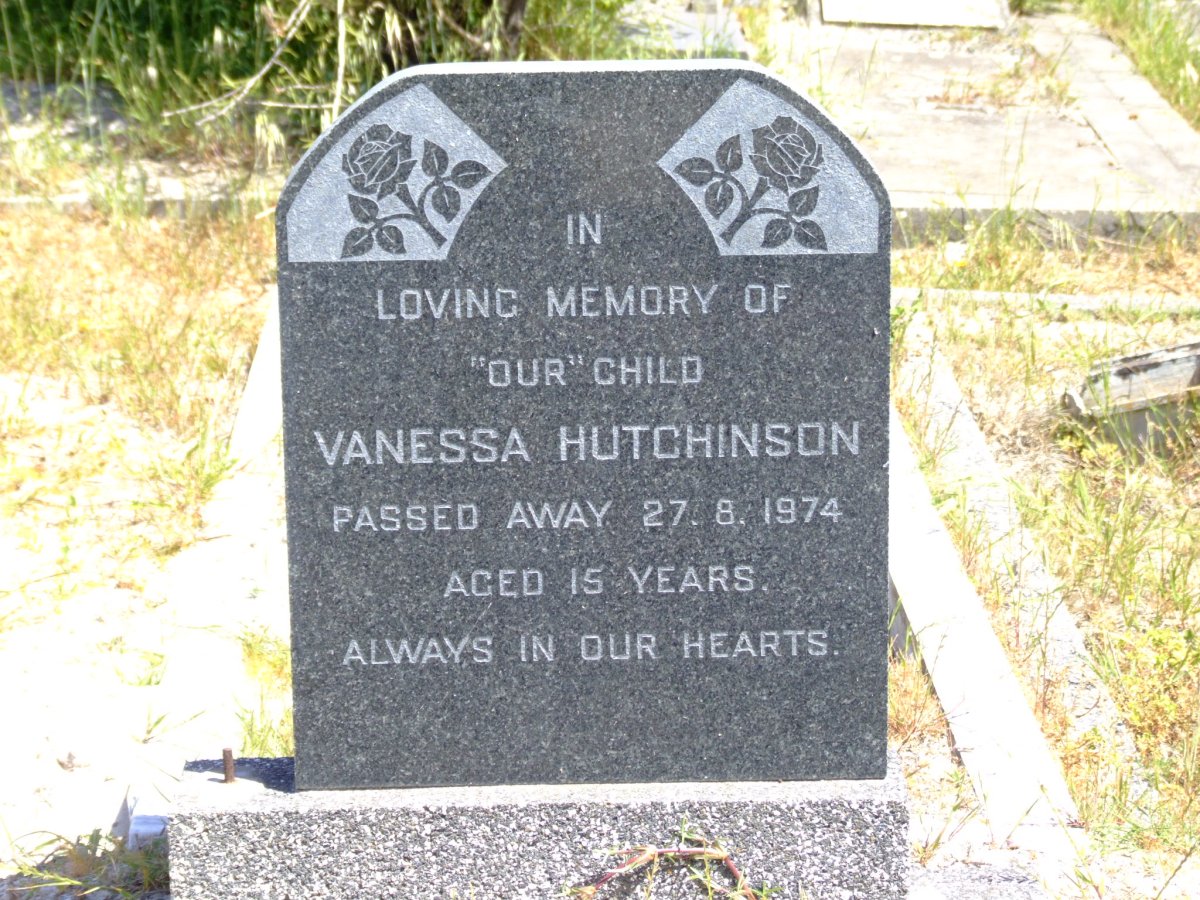 HUTCHINSON Vanessa -1974
