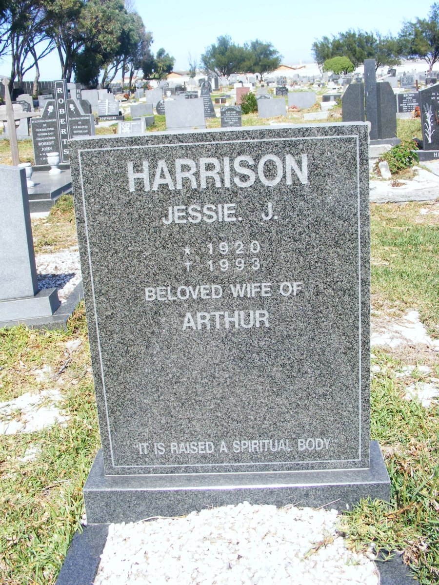 HARRISON Jessie J. 1920-1993