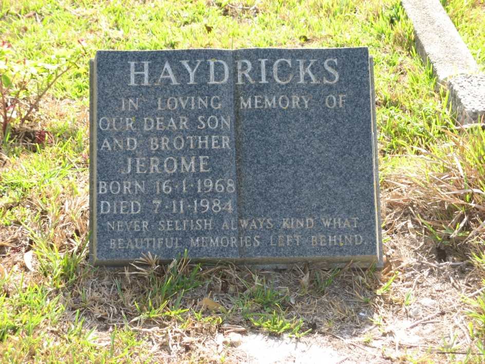 HAYDRICKS Jerome 1968-1984