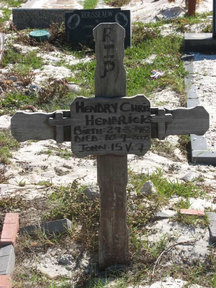 HENDRICKS Hendry Chris 1962-2005