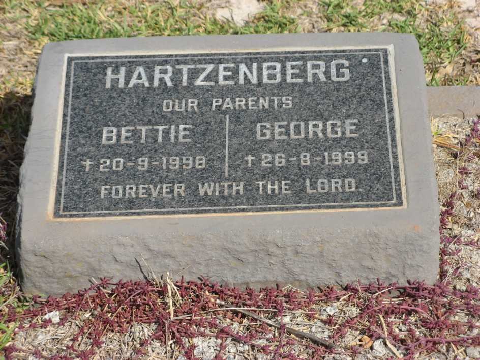 HARTZENBERG George -1999 &amp; Bettie -1998
