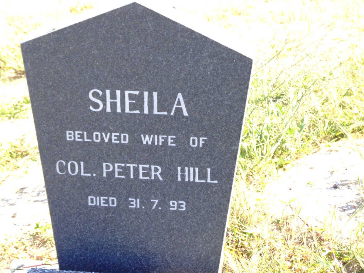 HILL Peter Leonard Arthur 1904-1995 &amp; Sheila -1993 :: HILL David A.A. 1943-1998