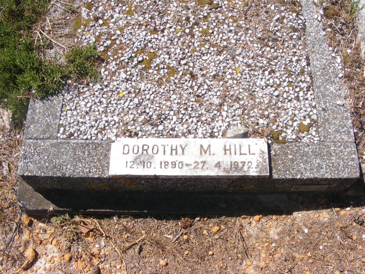 HILL Dorothy M. 1890-1972