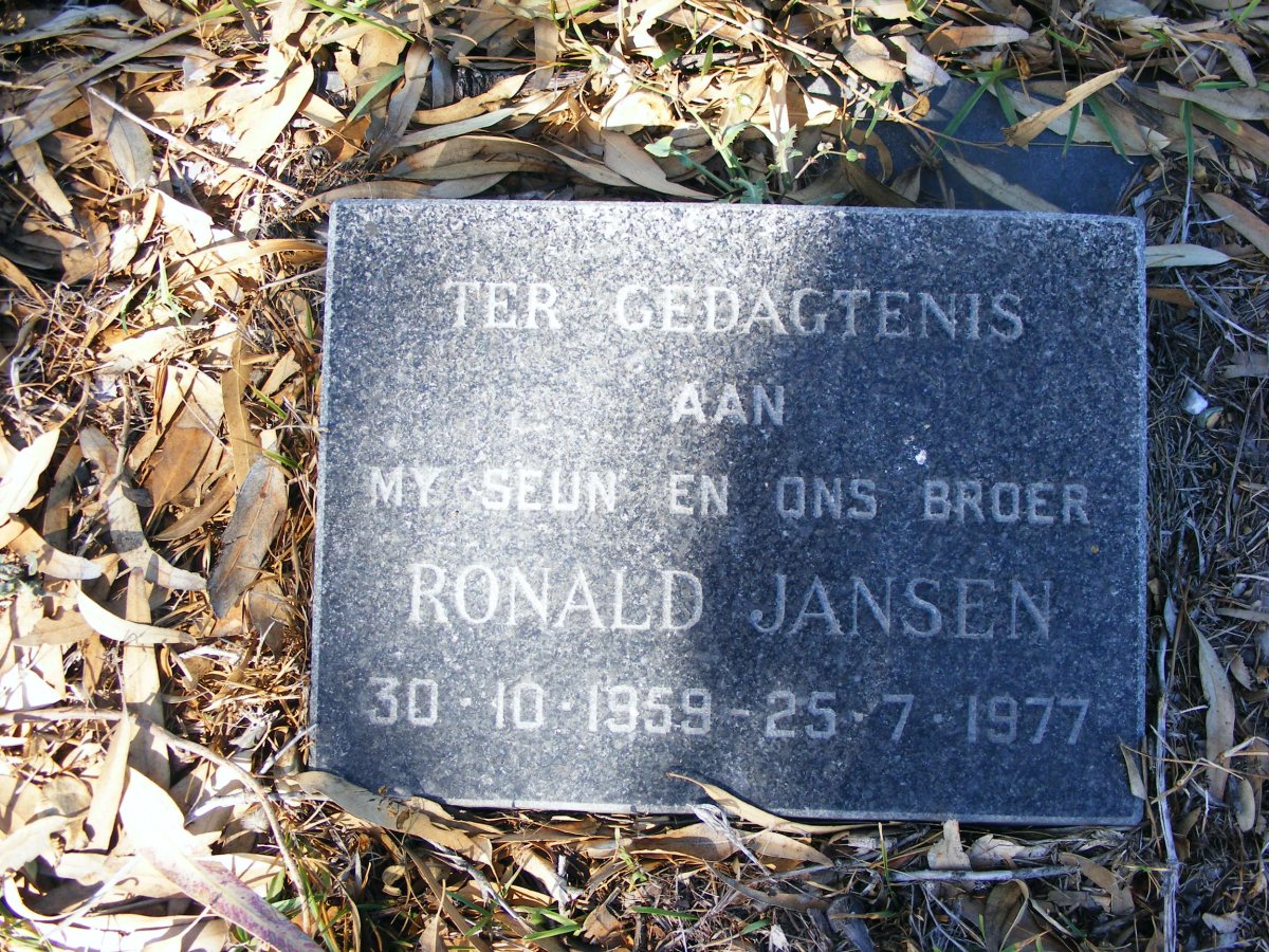 JANSEN Ronald 1959-1977