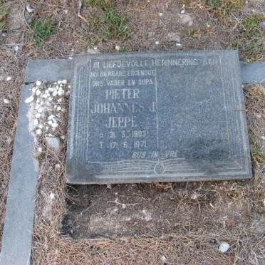 JEPPE Pieter Johannes J. 1903-1971