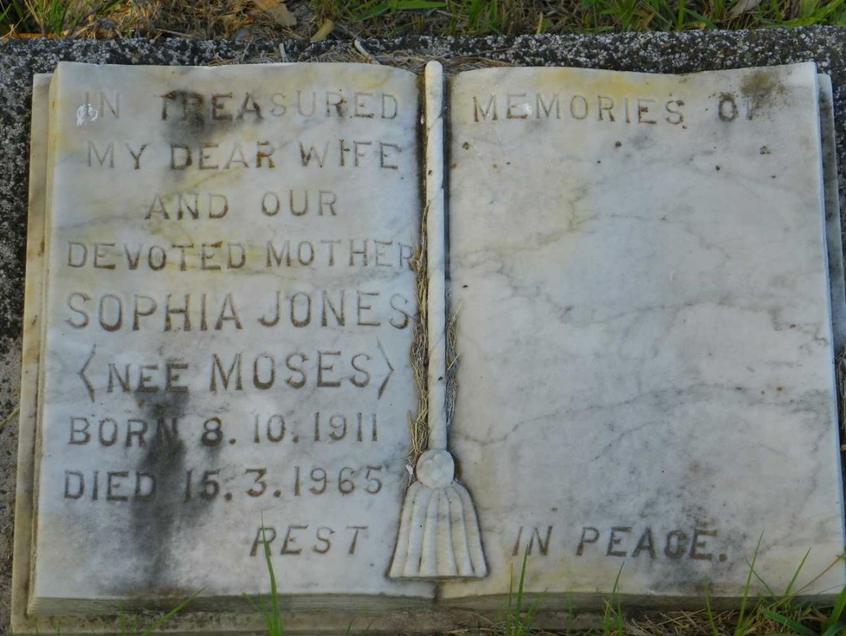 JONES Sophia nee MOSES 1911-1965