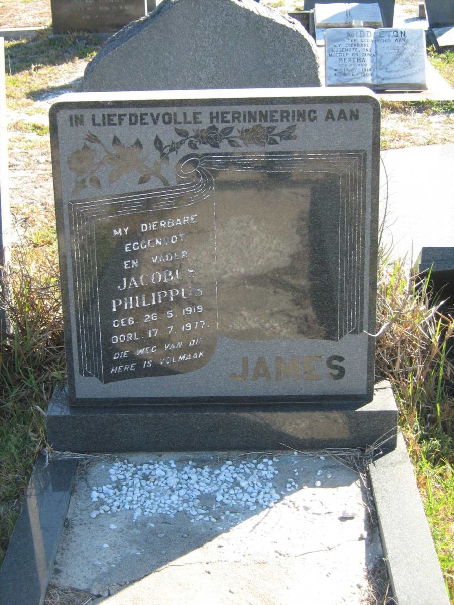 JAMES Jacobus Philippus 1919-1977