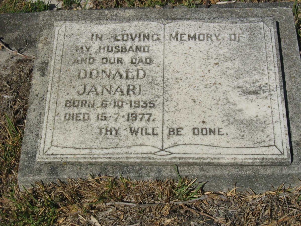 JANARI Donald 1935-1977