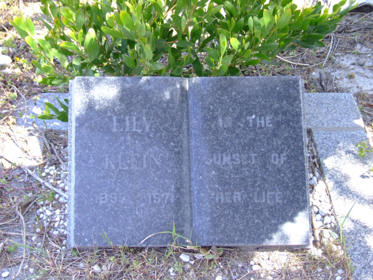 KLEIN Lily 1893-1971