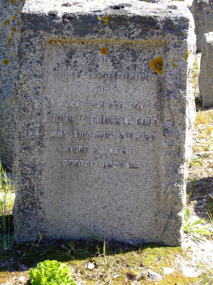 KEEBLE Sidney George -1923