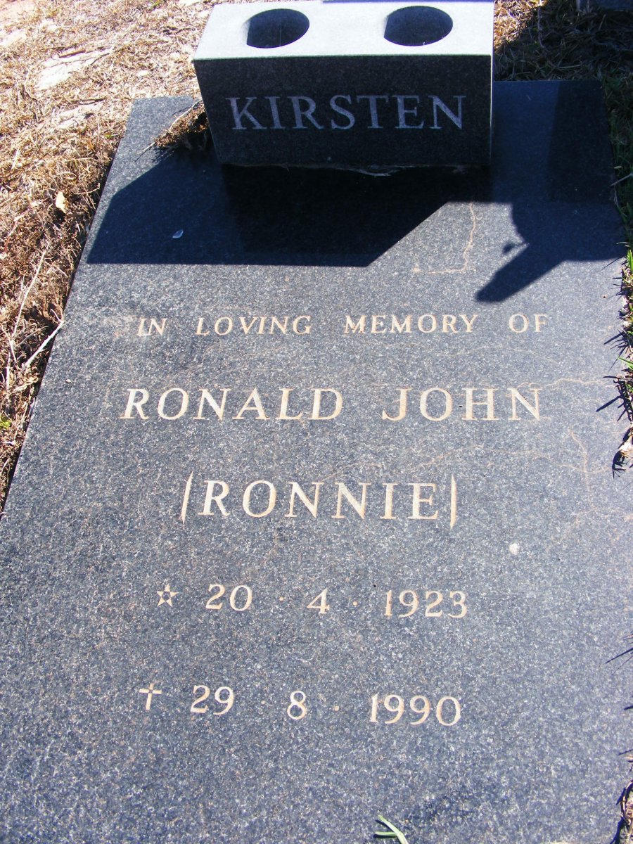 KIRSTEN Ronald John 1923-1990