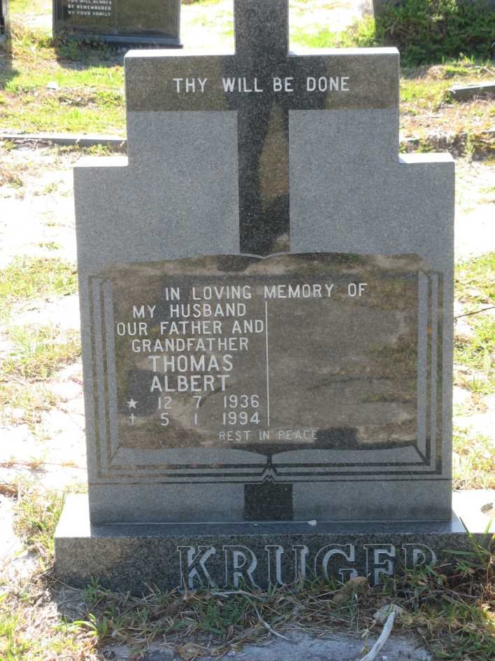 KRUGER Thomas Albert 1936-1994