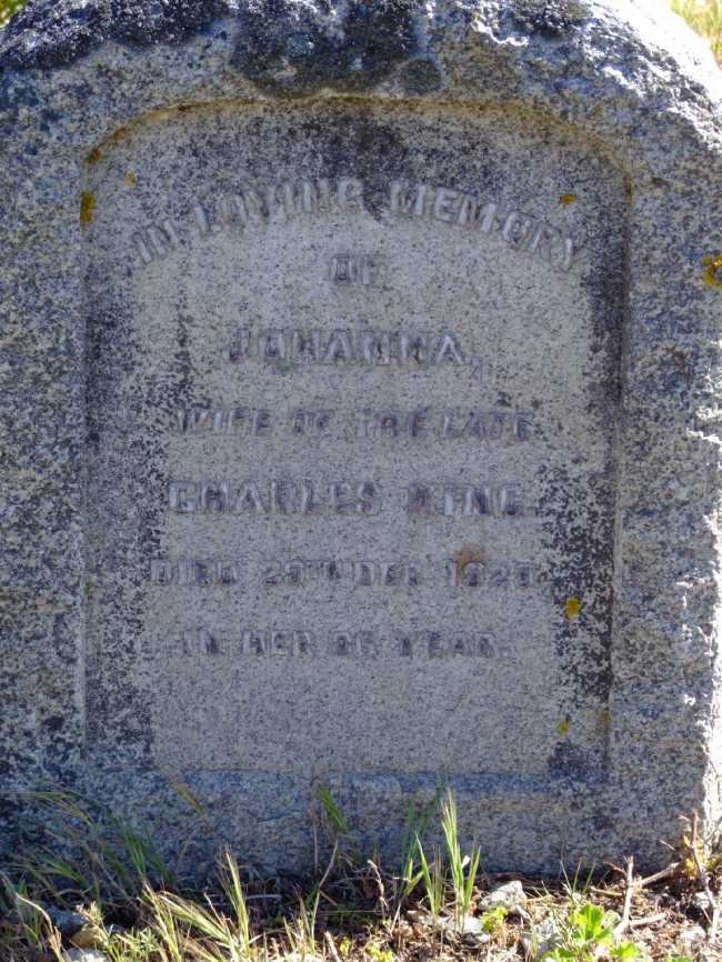 KING Johanna -192?