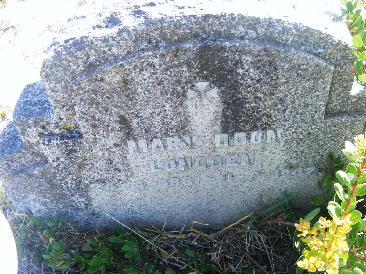 LONGDEN Mary Doon 1881-1942