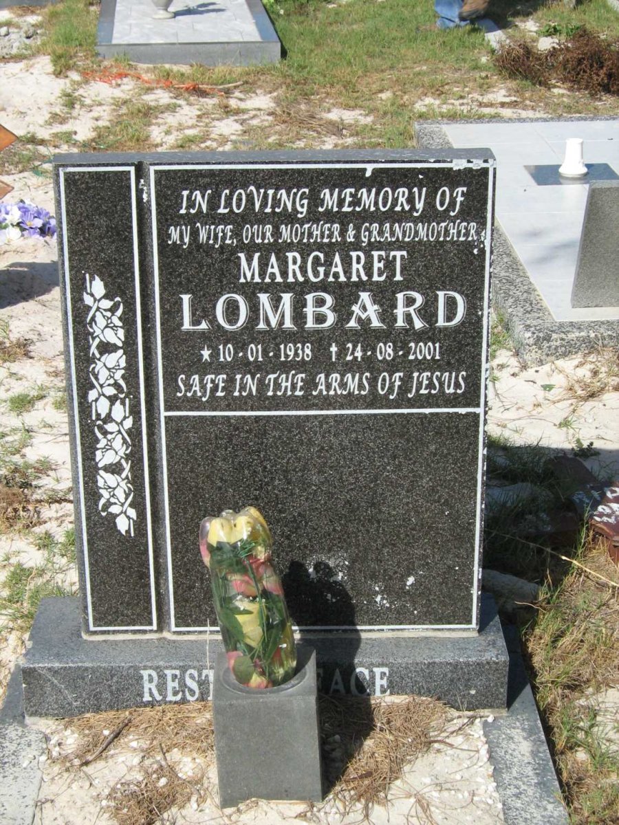 LOMBARD Margaret 1938-2001