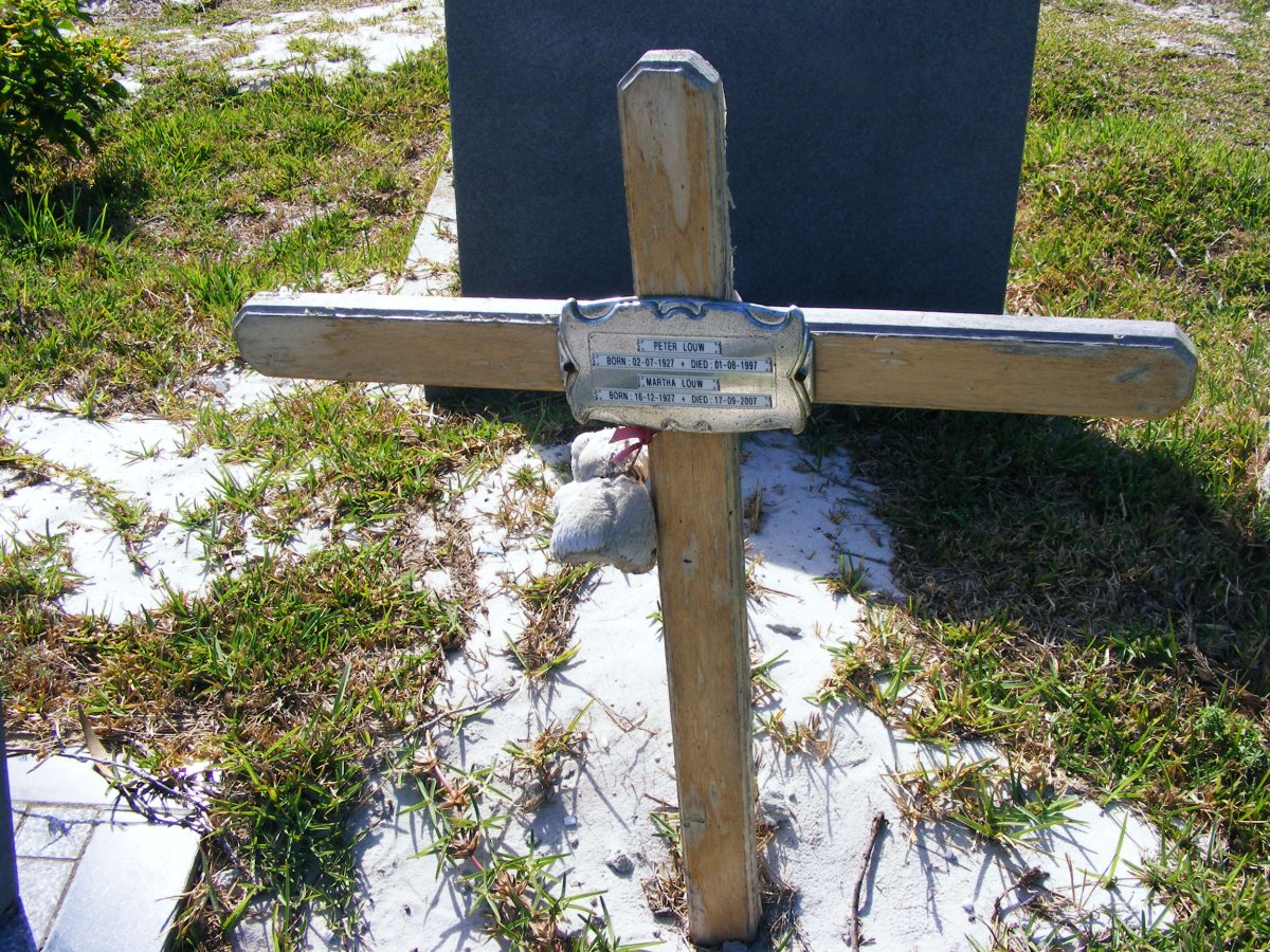 LOUW Peter 1927-1997 &amp; Martha 1927-2007