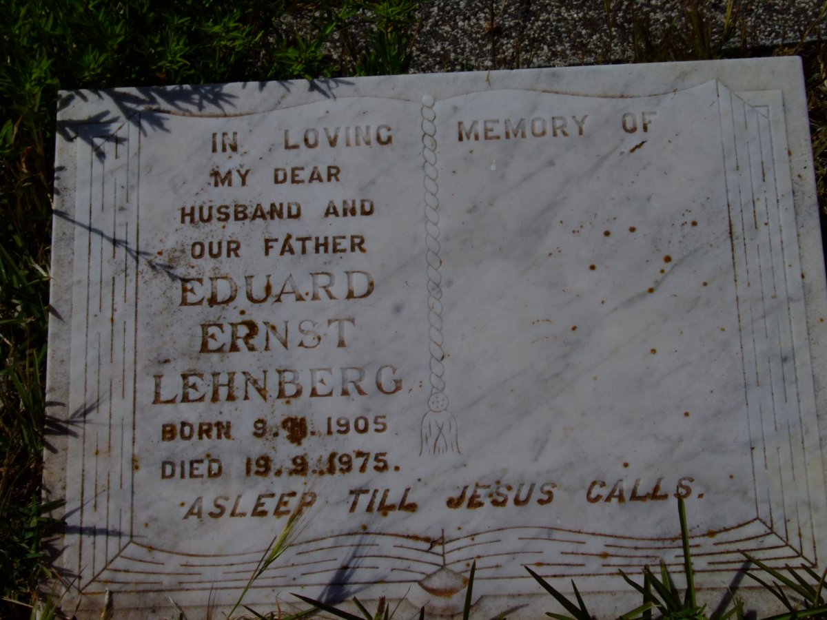 LEHNBERG Eduard Ernst 1905-1975