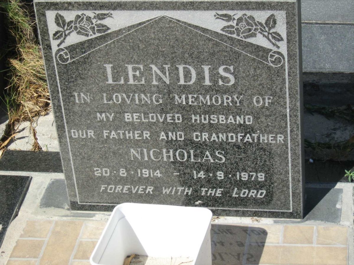 LENDIS Nicholas 1914-1979