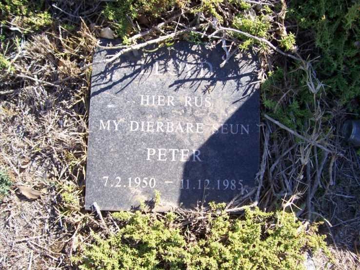 LLOYD Peter 1950-1985