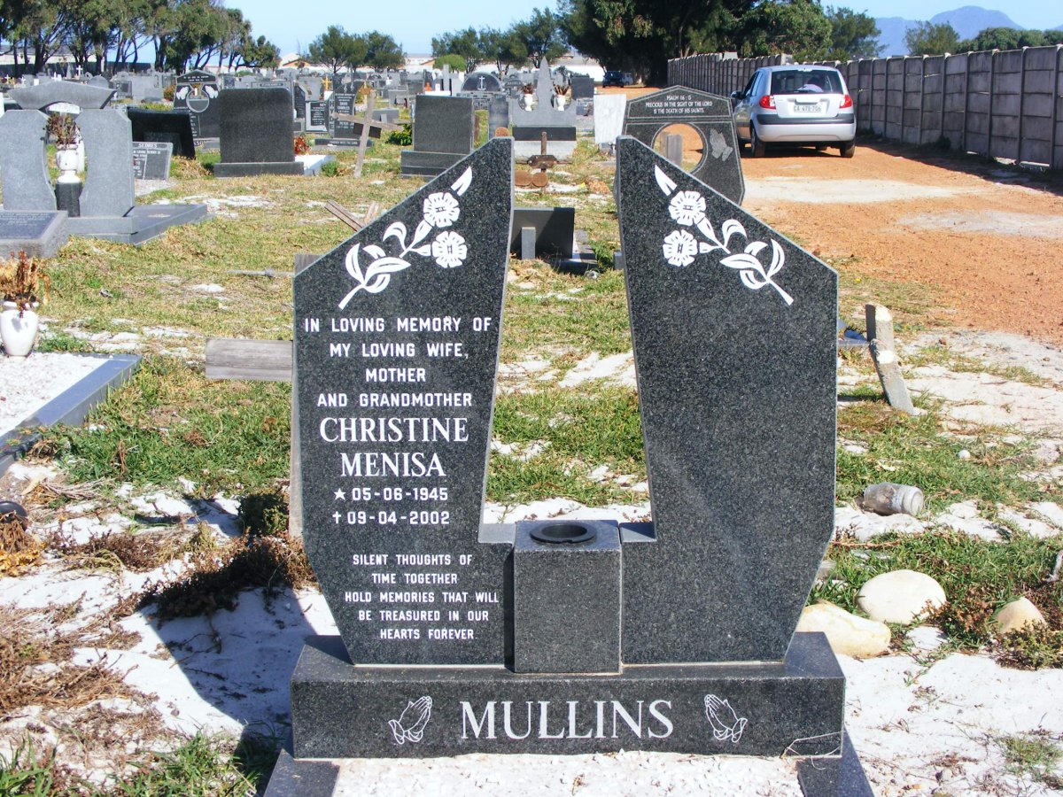 MULLINS Christine Menisa 1945-2002