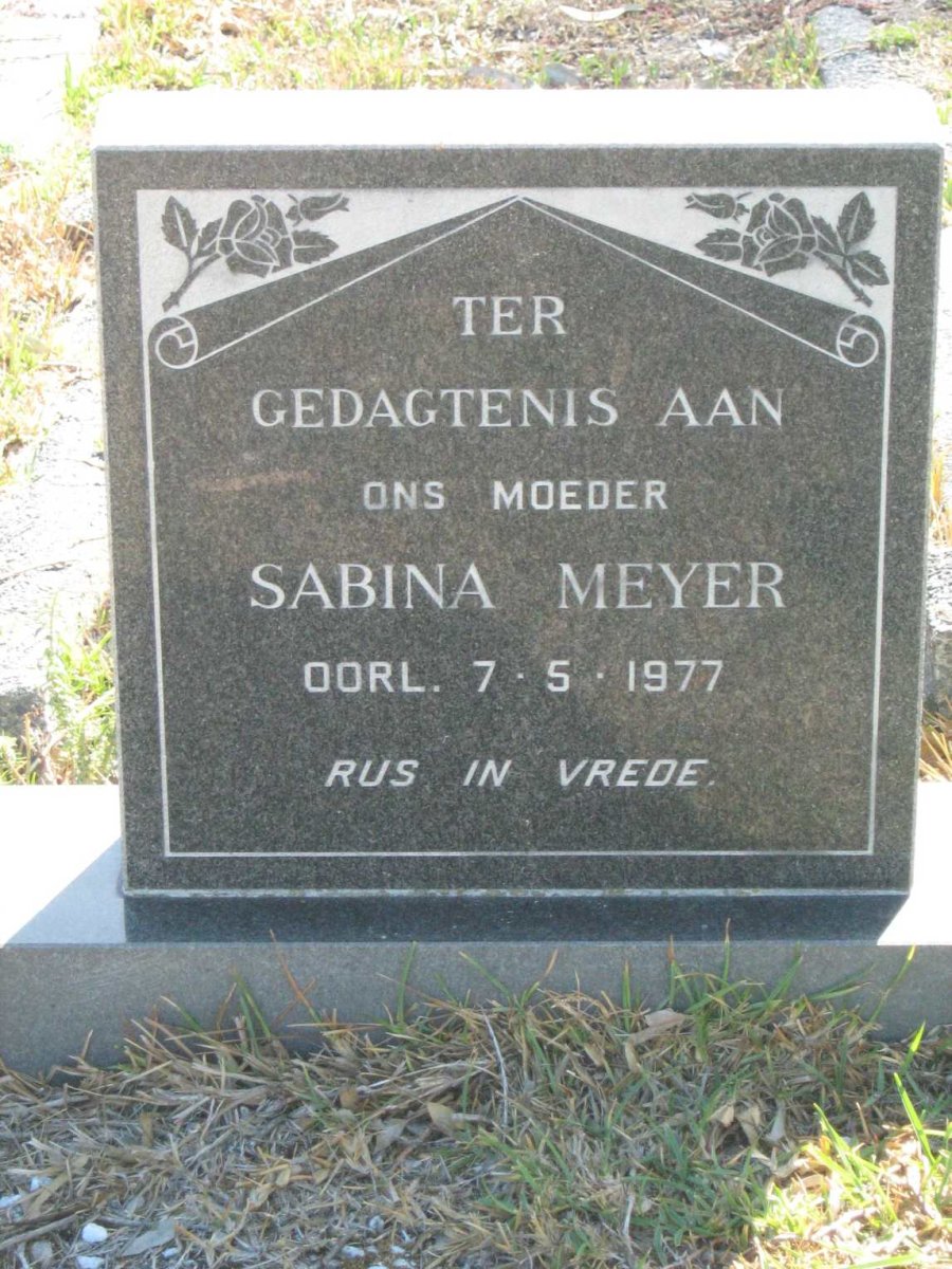 MEYER Sabina -1977
