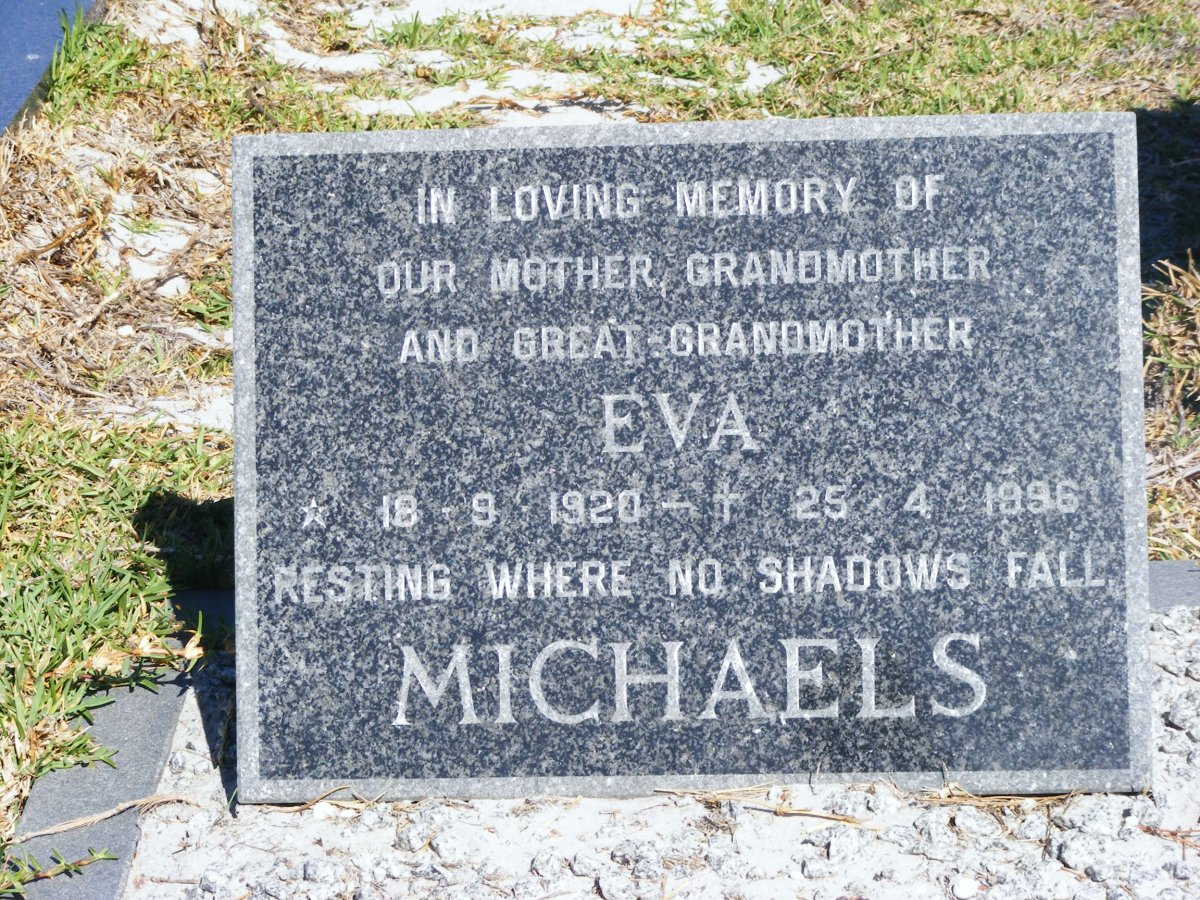 MICHAELS Eva 1920-1996