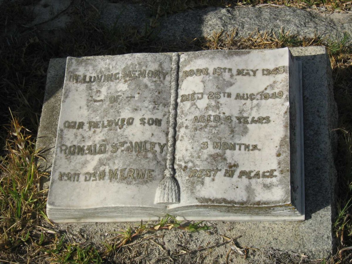 MERWE Ronald Stanley, van der 1945-1949
