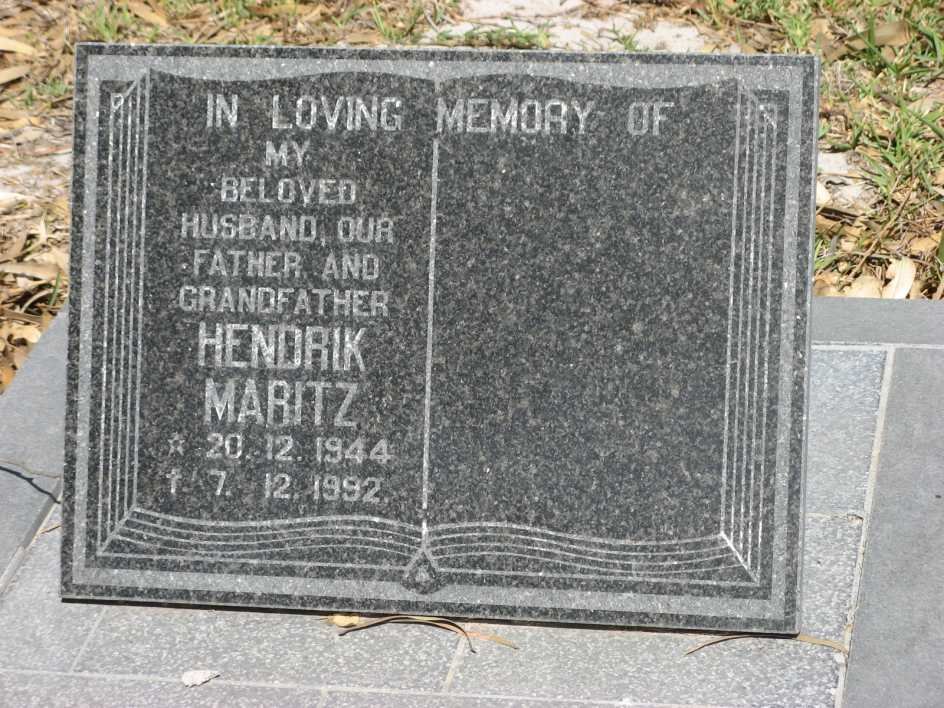 MARITZ Hendrik 1944-1992