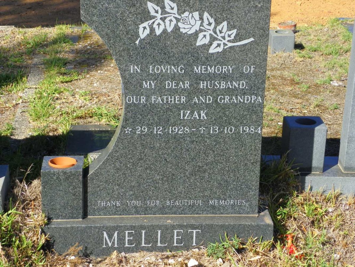 MELLET Izak 1928-1984