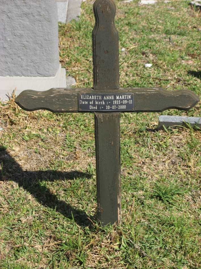 MARTIN Elizabeth Anne 1935-2000