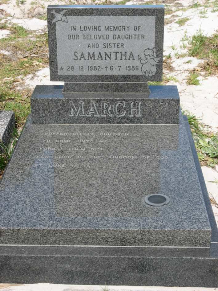 MARCH Samantha 1982-1986