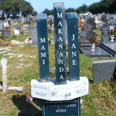 MAKANANDA Jane 1924-1998