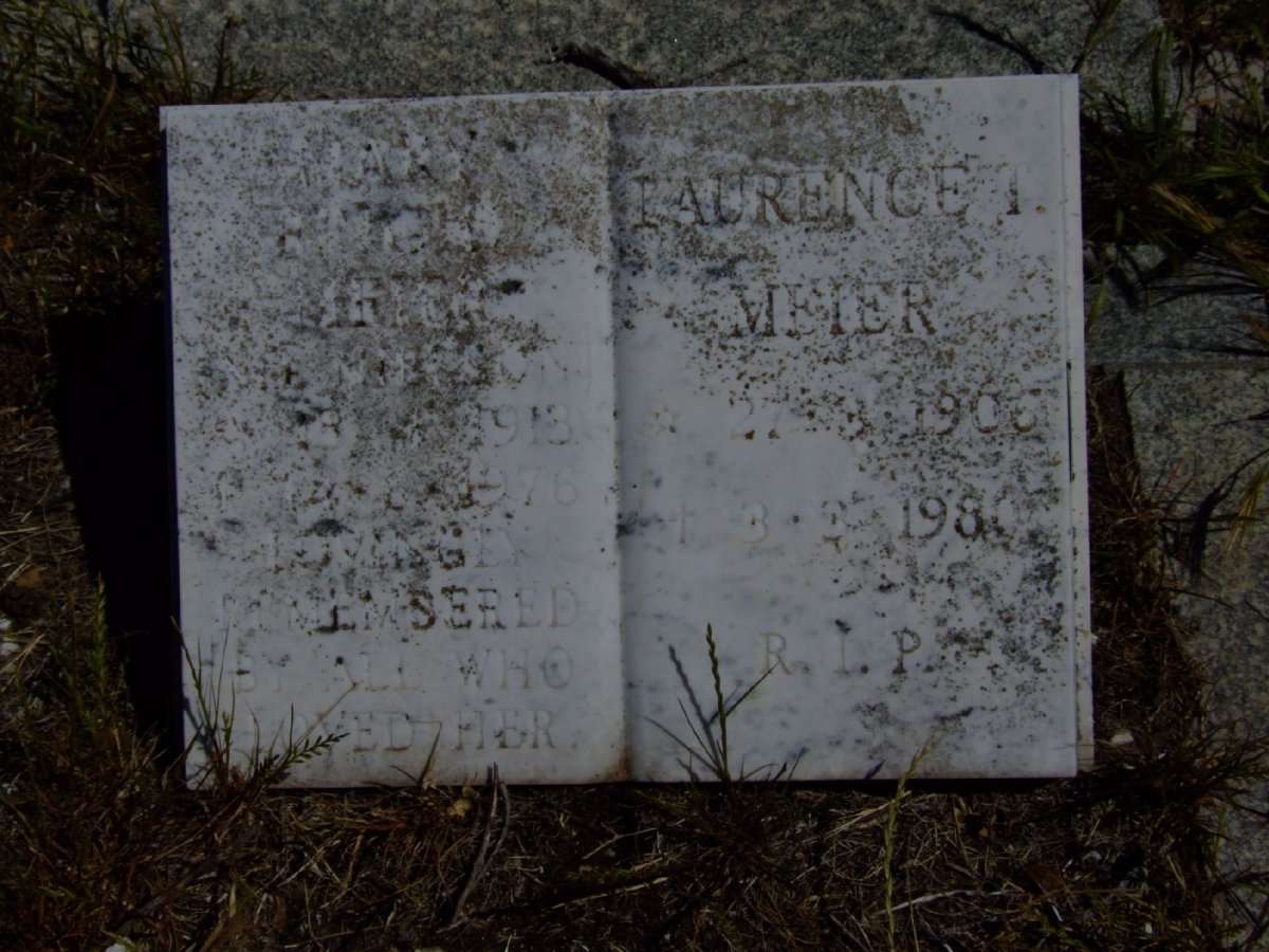 MEIER Laurence T. 1906-1980 &amp; Mary 1913-1976