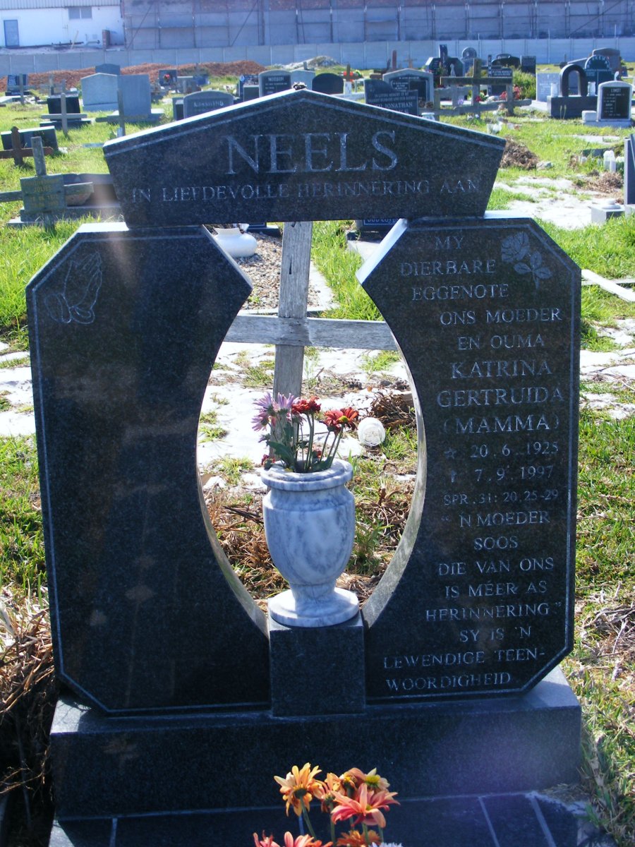 NEELS Katrina Gertruida 1925-1997